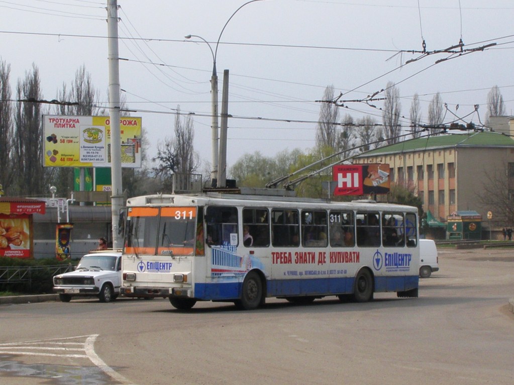 Černivciai, Škoda 14Tr11/6 nr. 311 Černivciai, Škoda 14Tr11/6 nr. 311