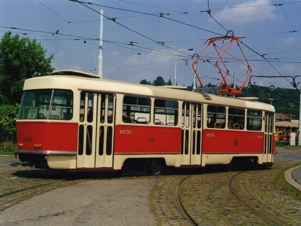 Прага, Tatra T3 № 6102