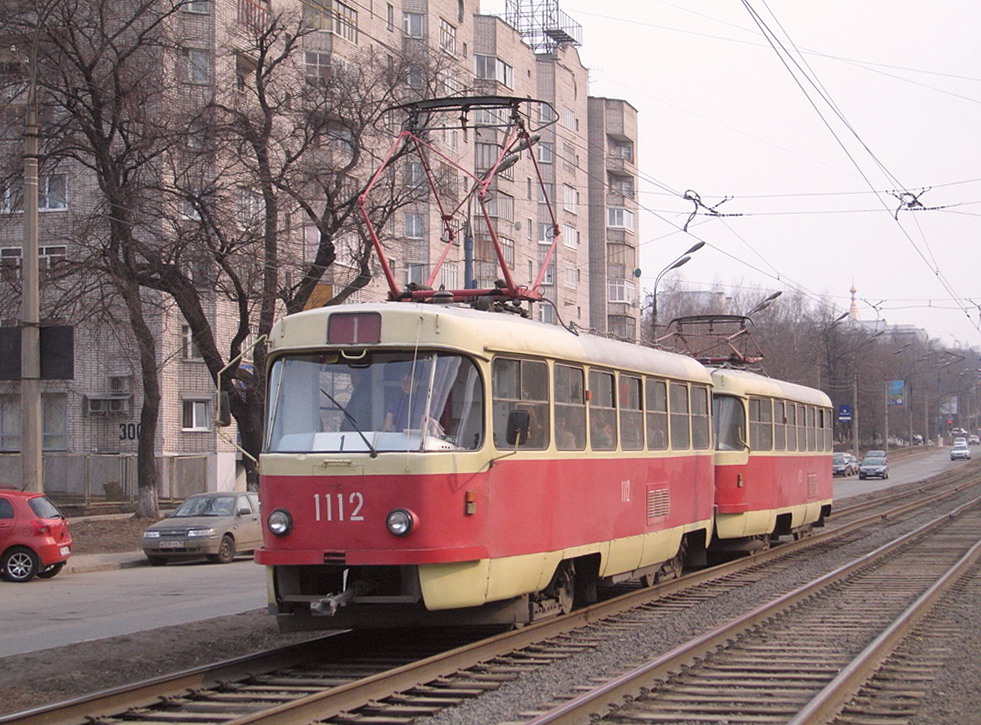 Iževska, Tatra T3SU (2-door) № 1112
