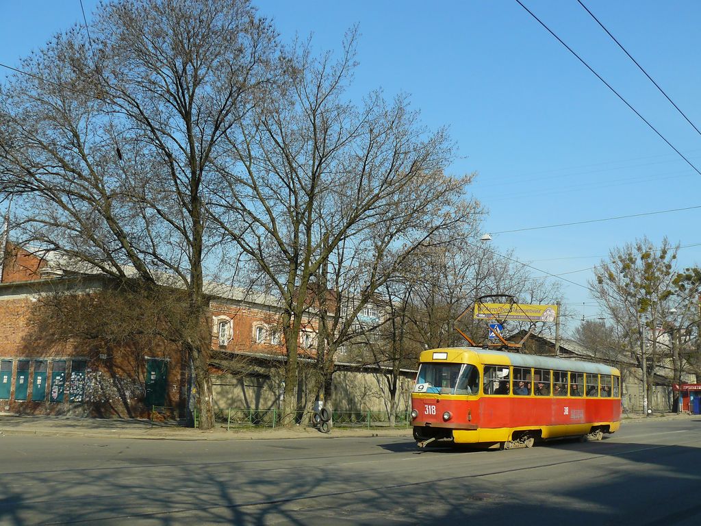 Харьков, Tatra T3SU № 318