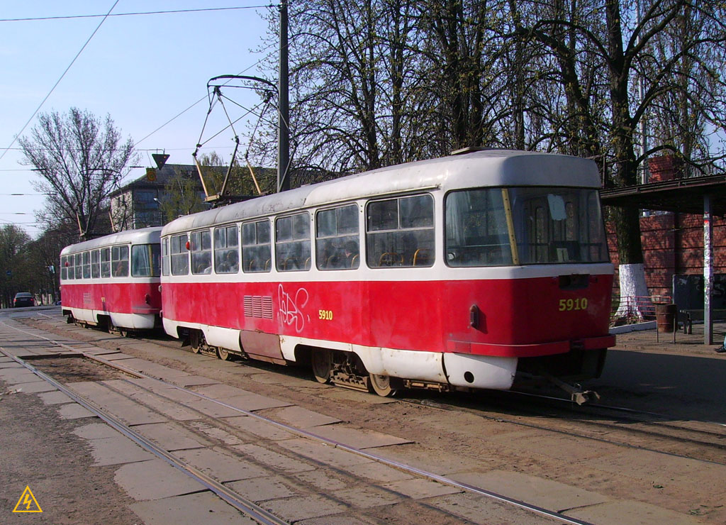Киев, Tatra T3SU № 5910