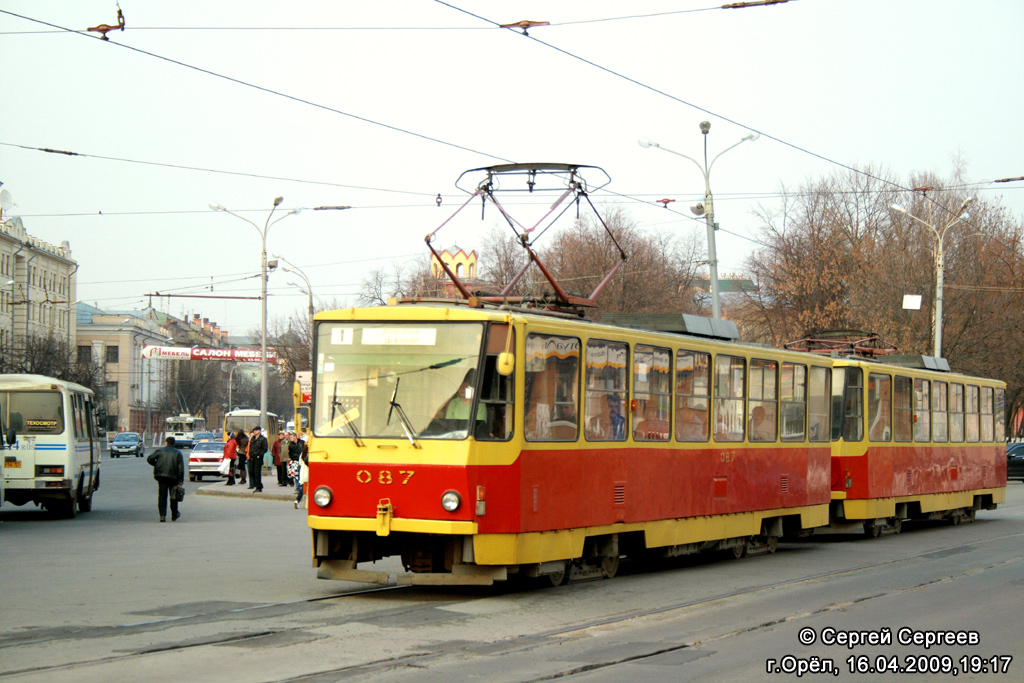 Орёл, Tatra T6B5SU № 087