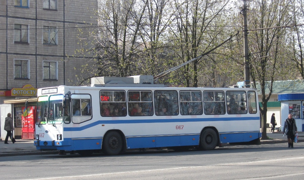 Kryvyj Rih, YMZ Т2 mod. 7 č. 667