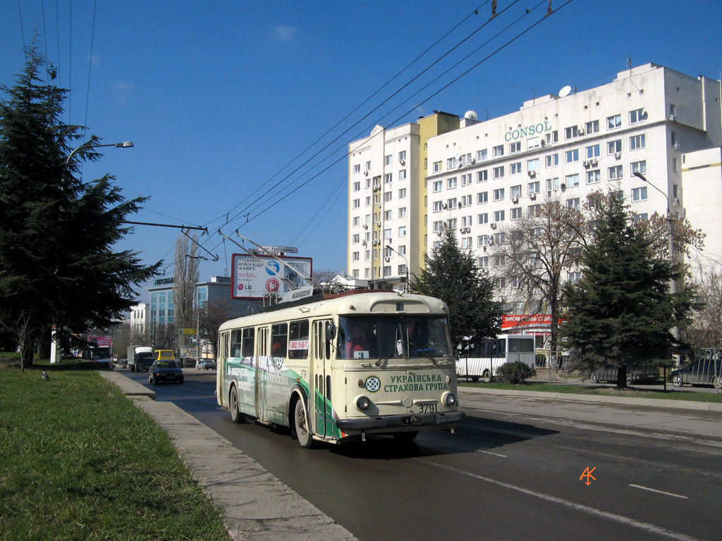 Крымский троллейбус, Škoda 9TrH29 № 3791