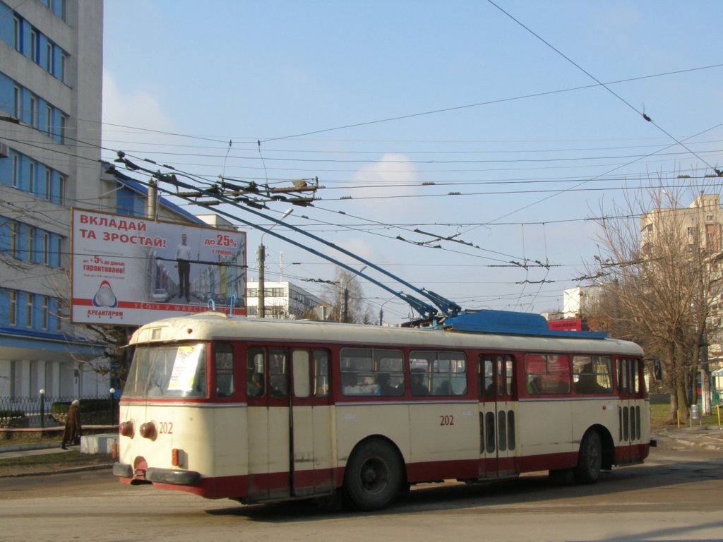 Черновцы, Škoda 9TrH25 № 202