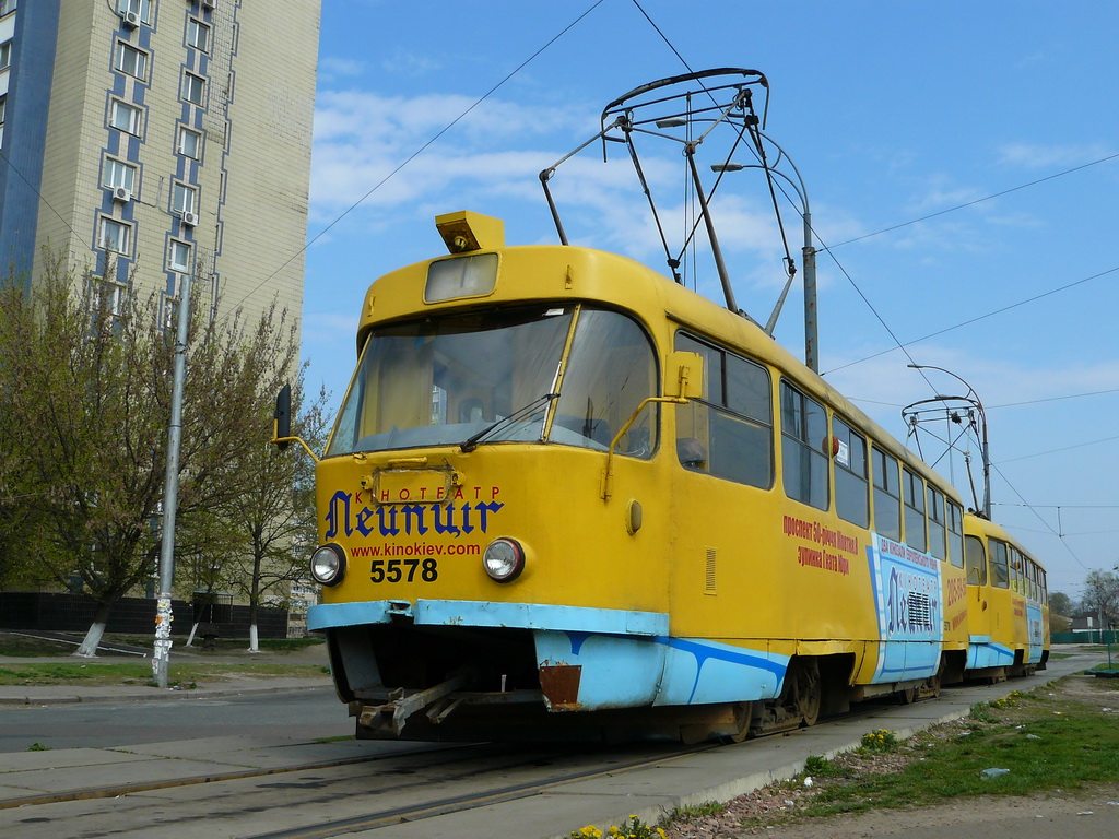 Киев, Tatra T3SU № 5578