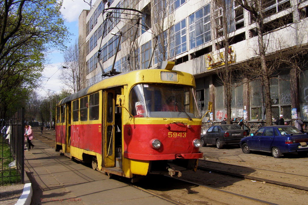 Киев, Tatra T3SU № 5943