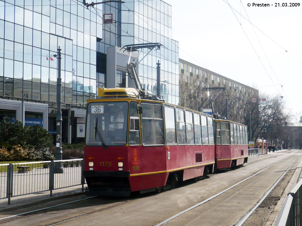 Варшава, Konstal 105Na № 1172