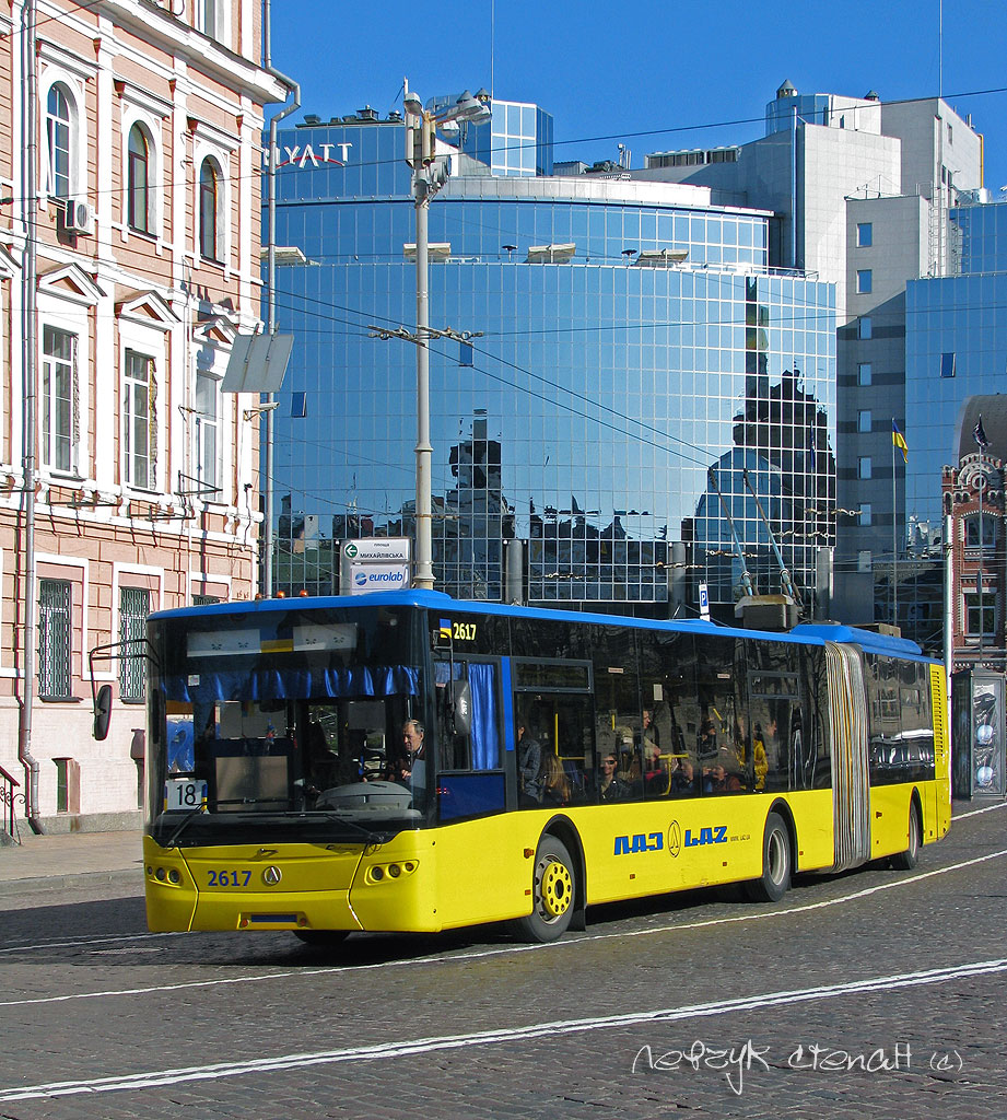 Киев, ЛАЗ E301D1 № 2617