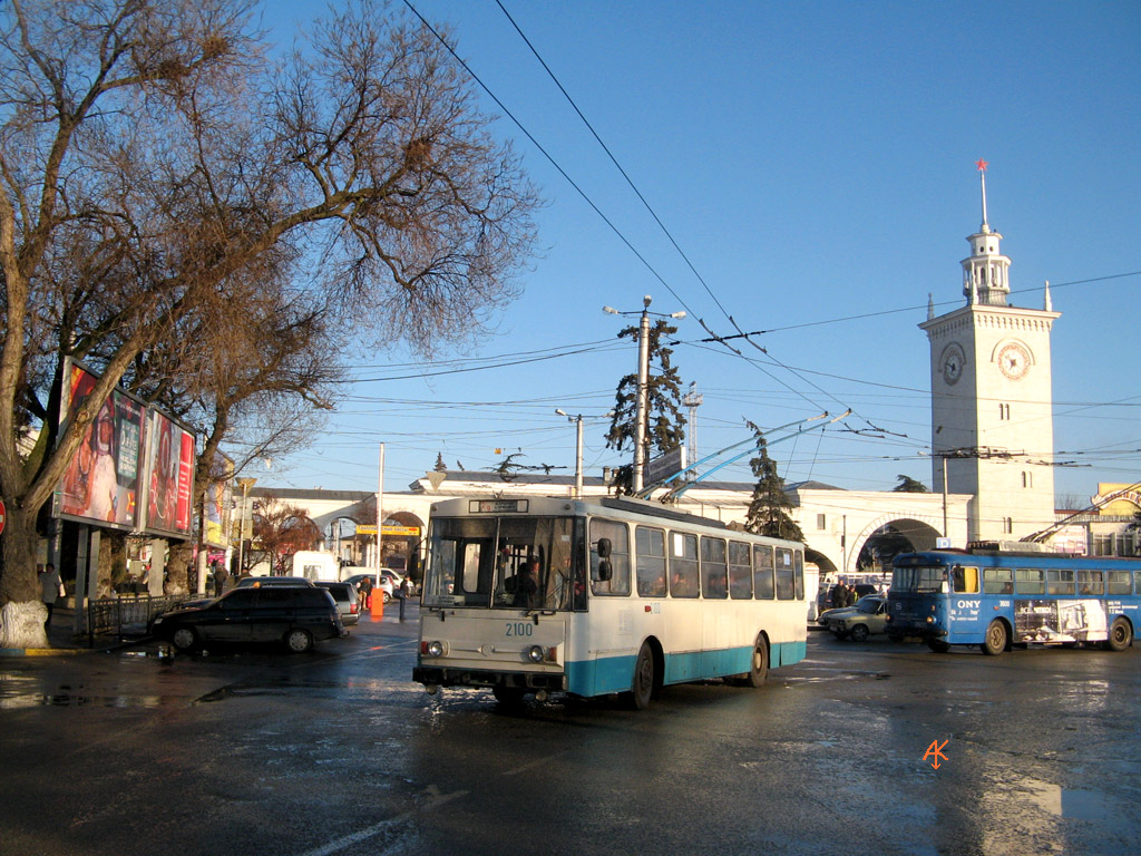 Крымский троллейбус, Škoda 14Tr89/6 № 2100