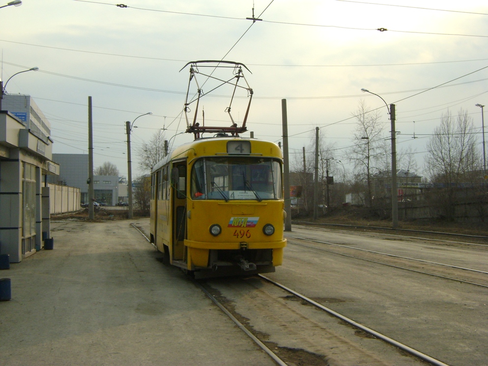 Екатеринбург, Tatra T3SU (двухдверная) № 496