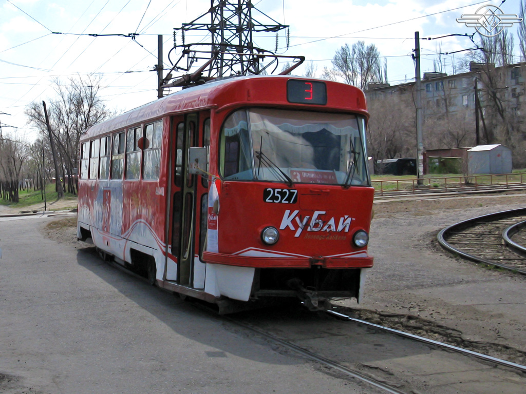 Волгоград, Tatra T3SU (двухдверная) № 2527 Волгоград, Tatra T3SU (двухдверная) № 2527