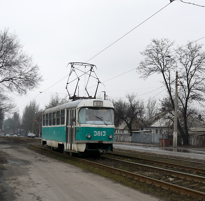 Donețk, Tatra T3SU (2-door) Nr. 3813
