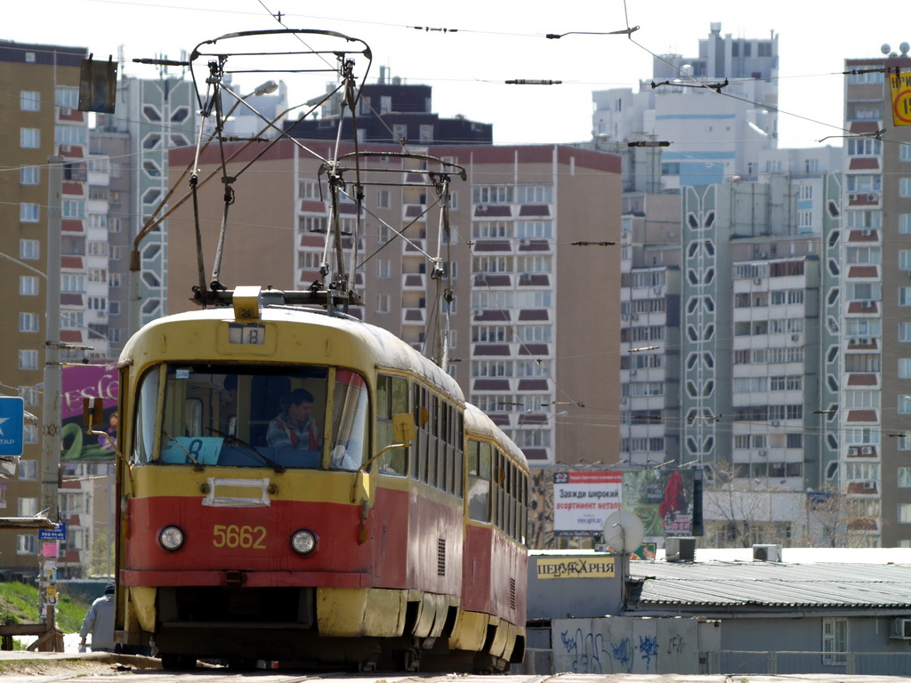 Киев, Tatra T3SU № 5662