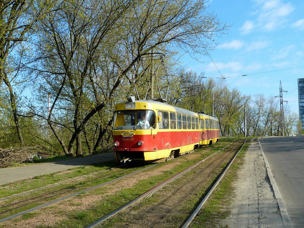 Киев, Tatra T3SU № 6008