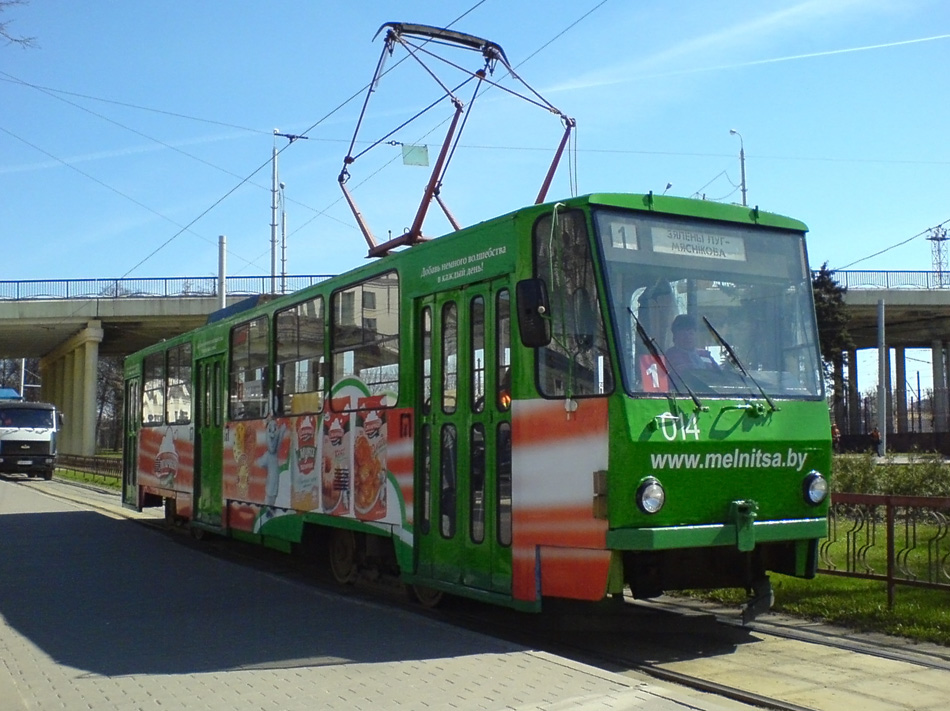 Минск, Tatra T6B5SU № 014