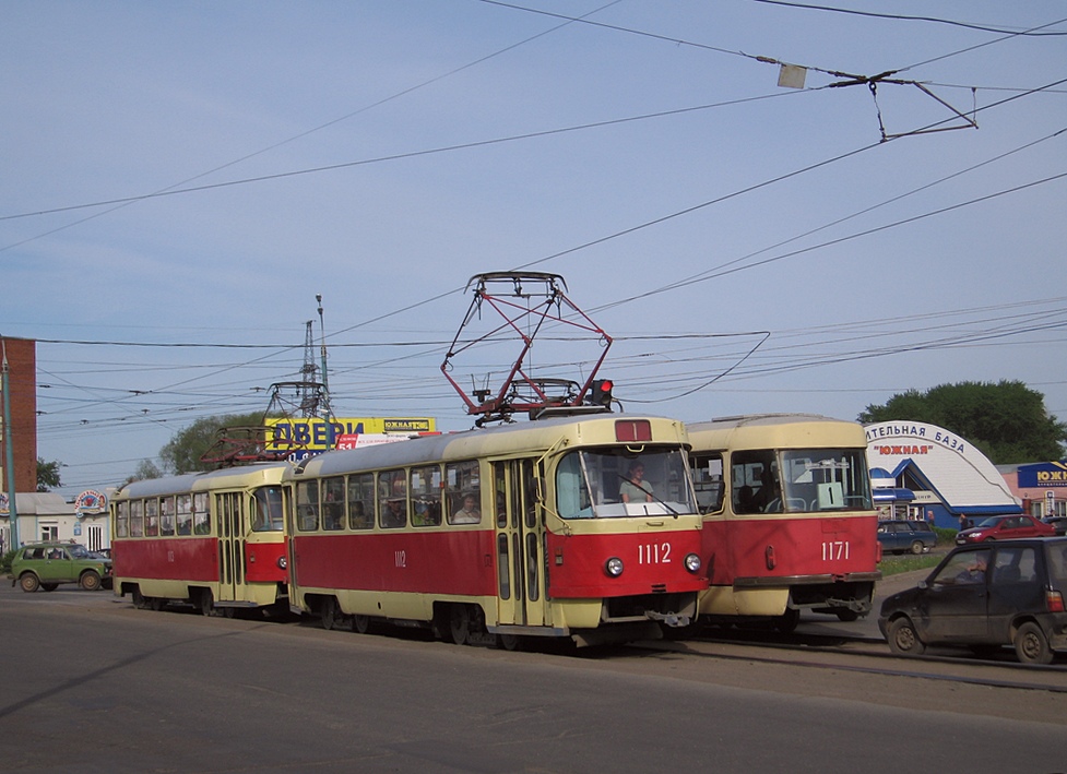 Iževsk, Tatra T3SU (2-door) č. 1112