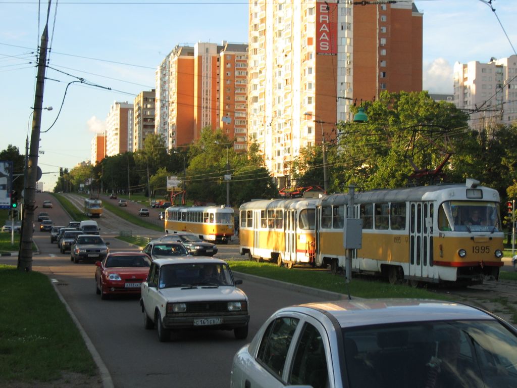 Москва, Tatra T3SU № 1995