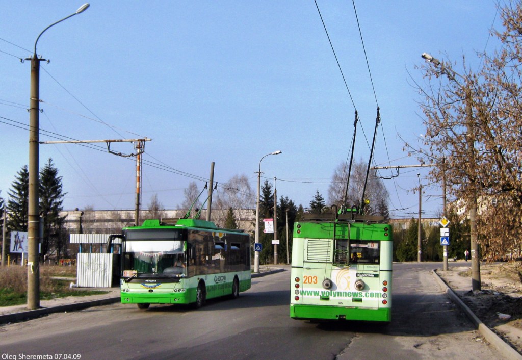 Lucka, Bogdan T50110 № 207; Lucka, Bogdan E231 № 203