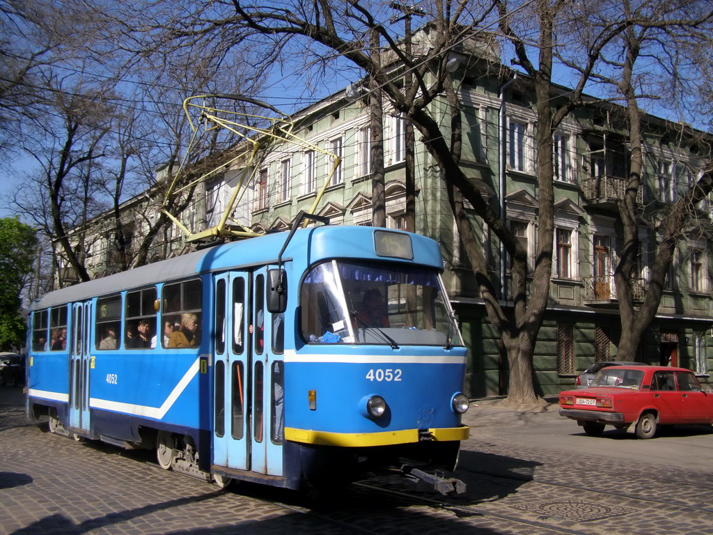 Одесса, Tatra T3R.P № 4052