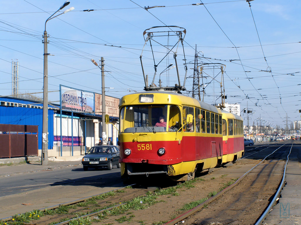 Киев, Tatra T3SU № 5581