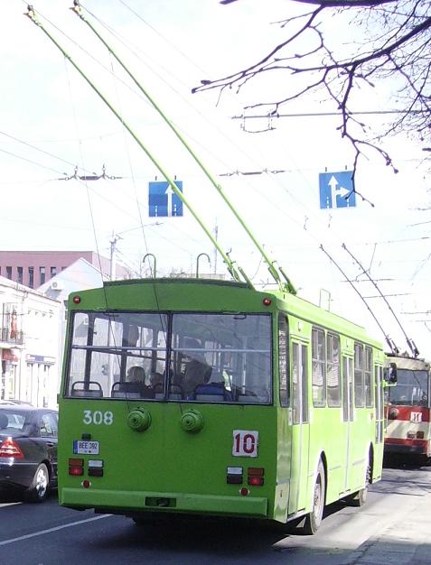 Каунас, Škoda 14Tr89/6 № 308