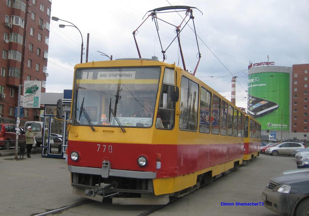 Екатеринбург, Tatra T6B5SU № 770