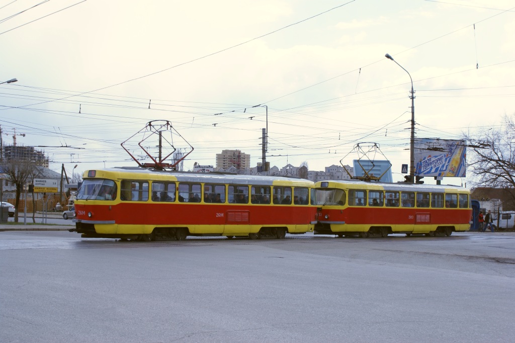 Volgográd, Tatra T3SU (2-door) — 2614
