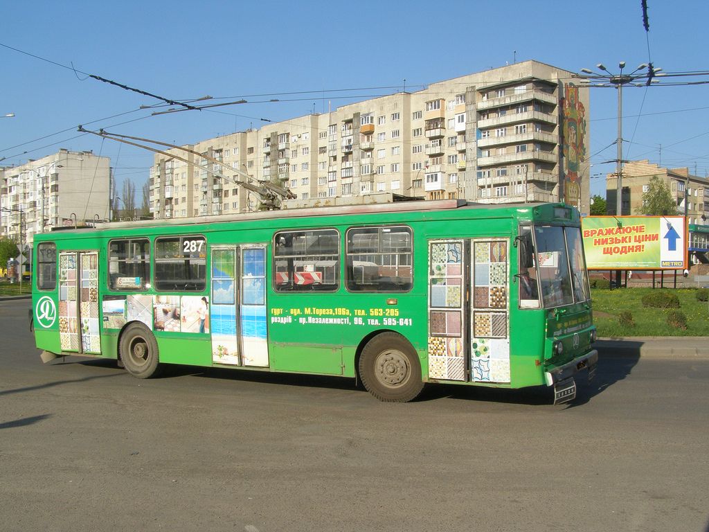 Черновцы, Škoda 14Tr89/6 № 287