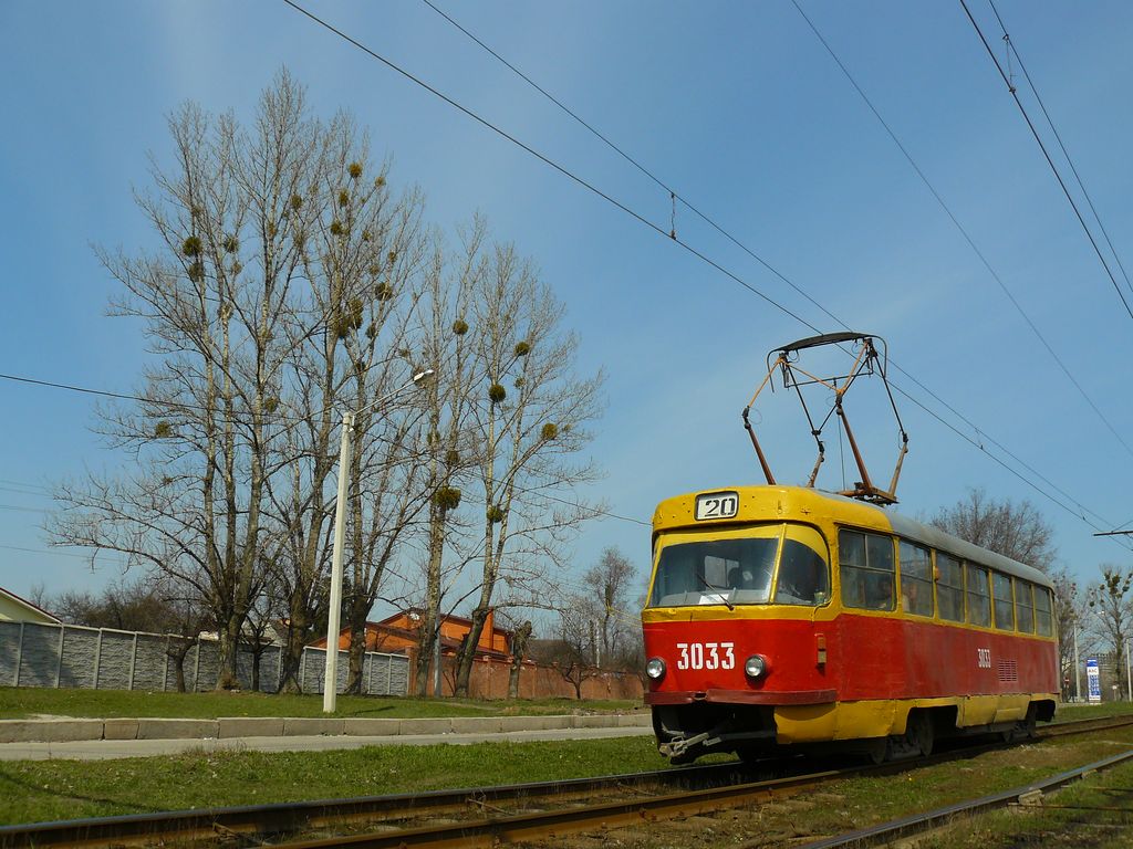 Харьков, Tatra T3SU № 3033 Харьков, Tatra T3SU № 3033