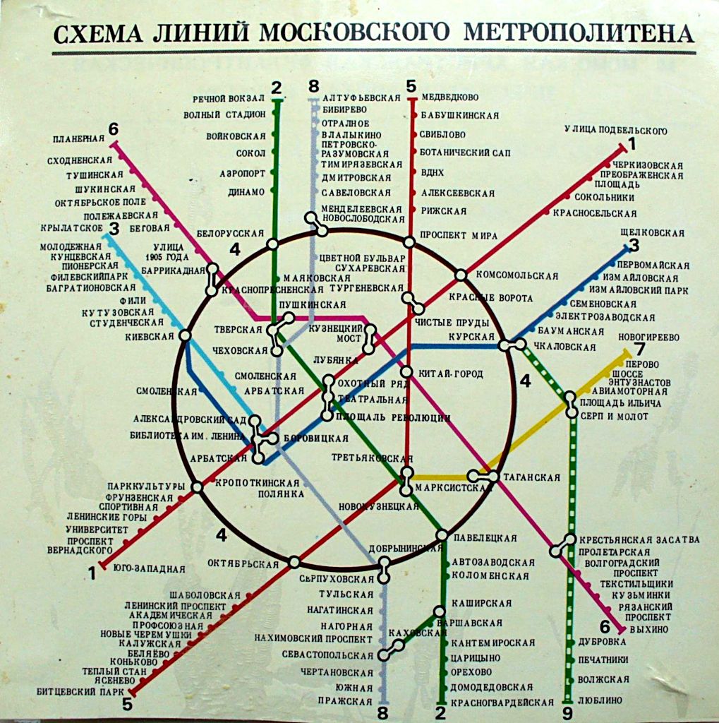 Москва — Метрополитен — Схемы