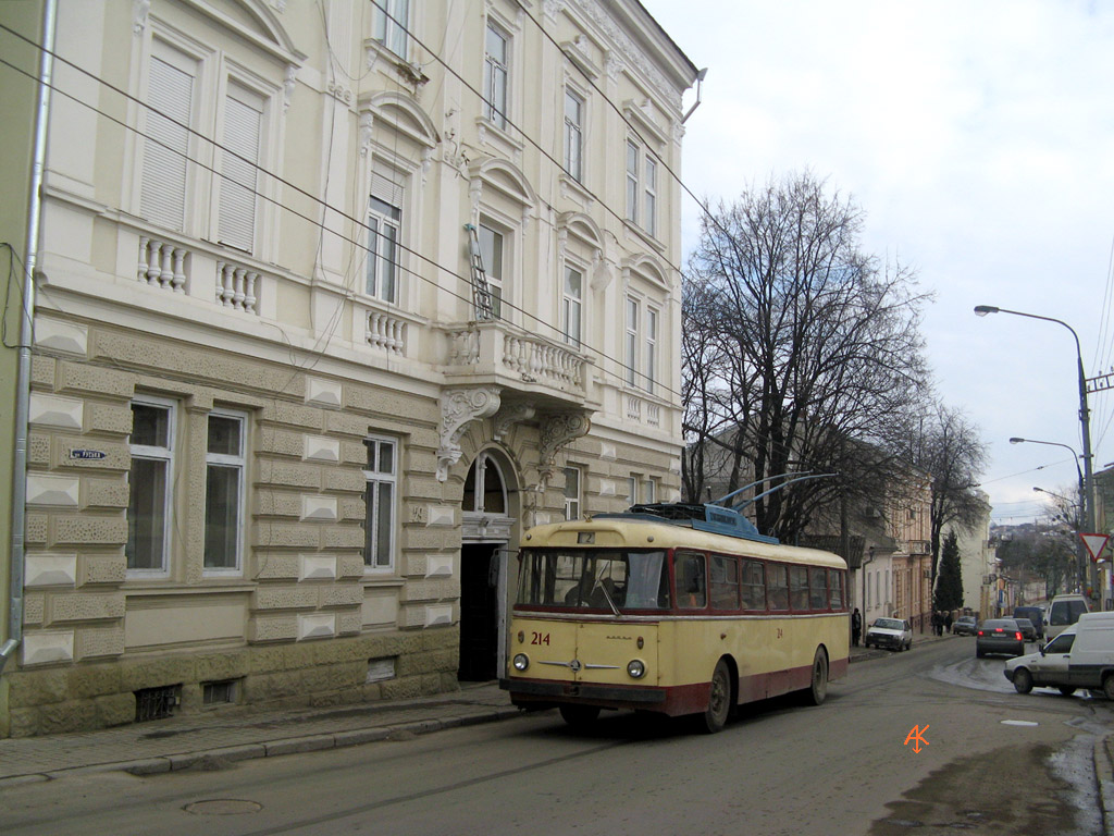 Черновцы, Škoda 9TrH27 № 214