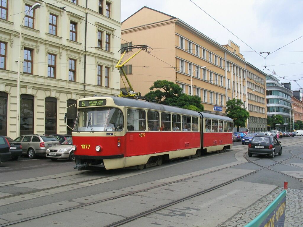 Брно, Tatra K2P № 1077