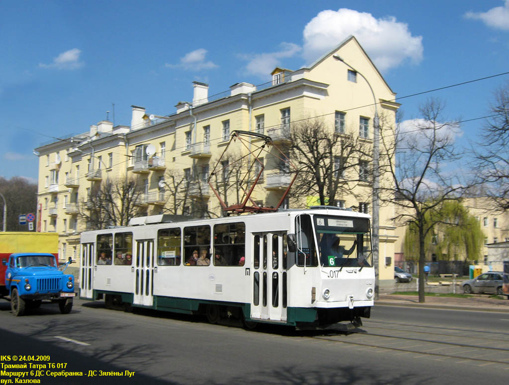 Minsk, Tatra T6B5SU № 017