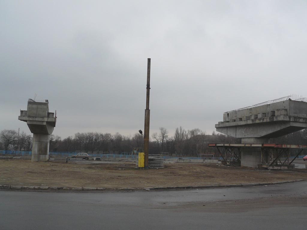 Zaporižžja — Trolleybus line across Khortytsia Island