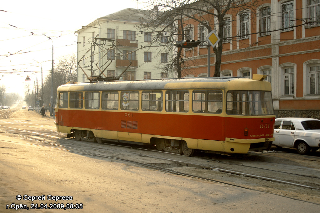 Oryol, Tatra T3SU № 061