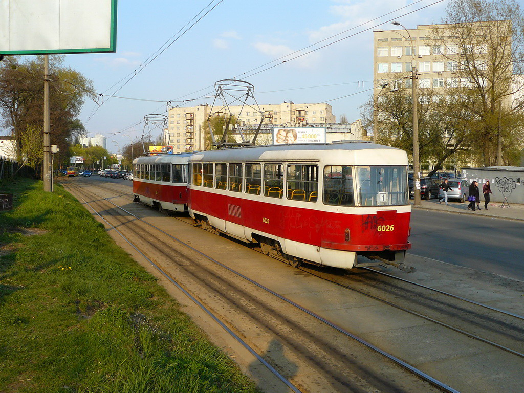 Киев, Tatra T3SU № 6026