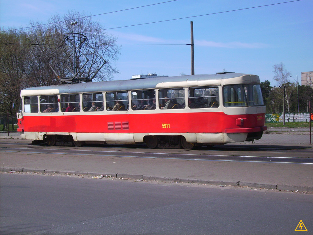 Киев, Tatra T3SU № 5911