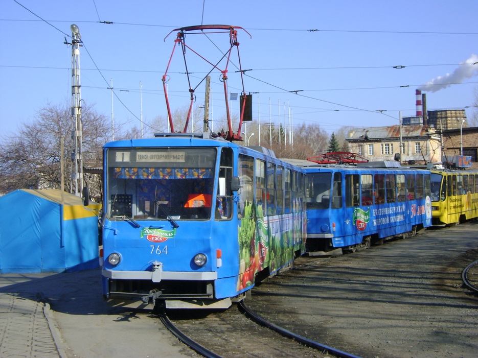 Екатеринбург, Tatra T6B5SU № 764
