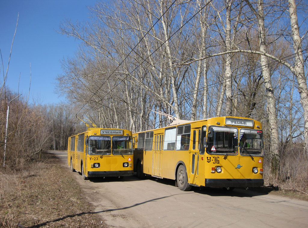 Рязань, ЗиУ-682Г [Г00] № У-23; Рязань, ЗиУ-682Г [Г00] № У-36; Рязань — Лесопарк