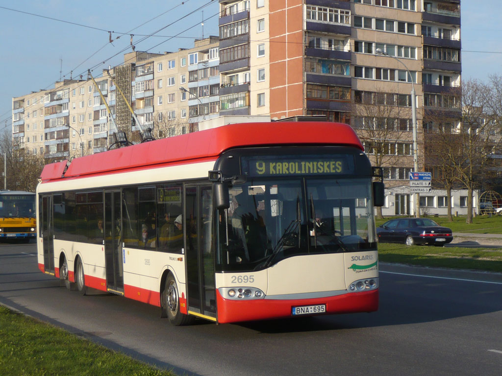 Вильнюс, Solaris Trollino II 15 AC № 2695