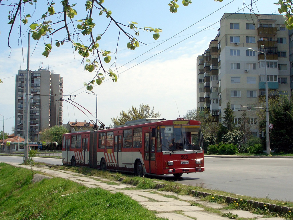 Varna, Škoda 15Tr03/6 Nr. 503; Varna — Троллейбусы Škoda 15Tr03/6