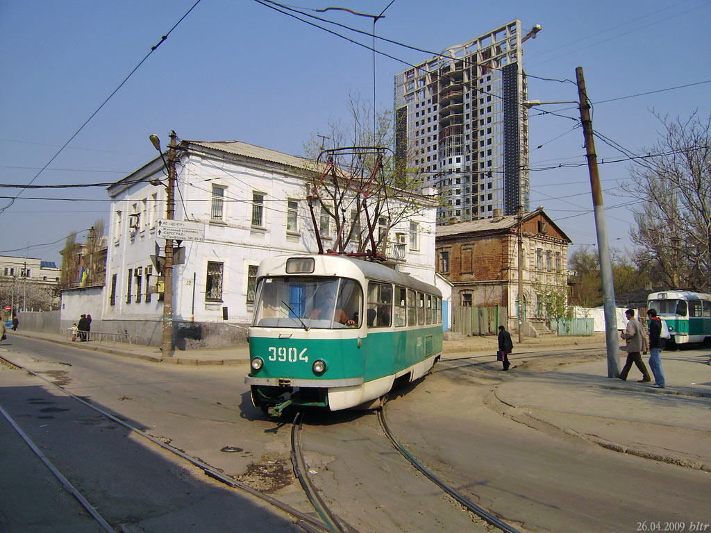 Донецк, Tatra T3SU (двухдверная) № 3904