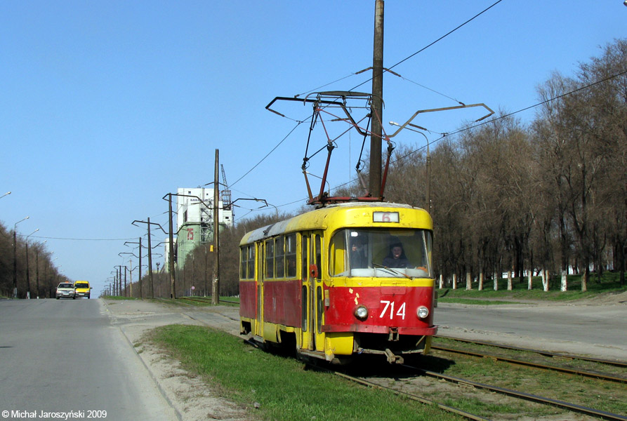 Zaporizzsja, Tatra T3SU — 714