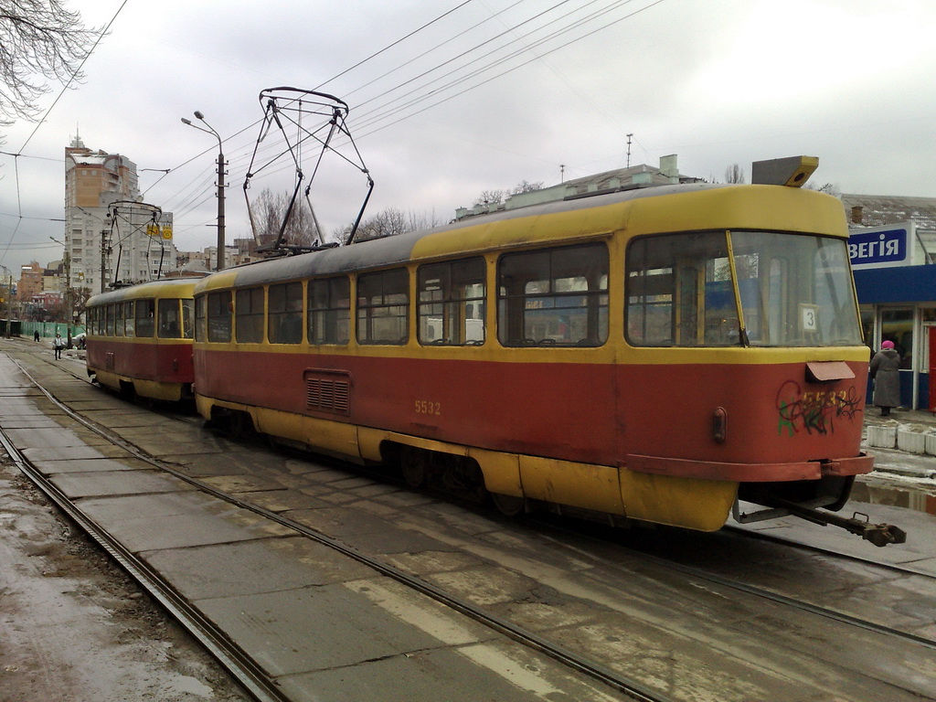 Kiev, Tatra T3SU N°. 5532