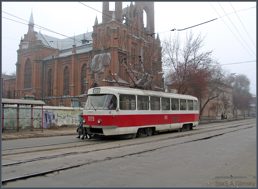 Самара, Tatra T3SU № 809