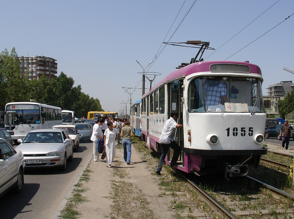 Алматы, Tatra T3D № 1055
