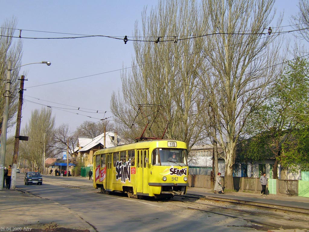 Донецк, Tatra T3SU № 942