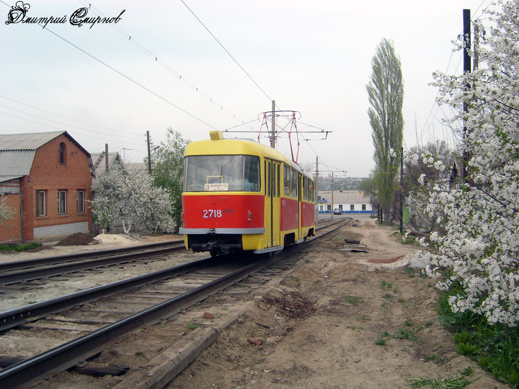 Волгоград, Tatra T3SU № 2718