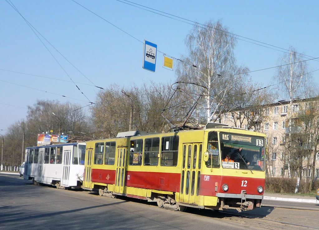 Тверь, Tatra T6B5SU № 12; Тверь — Трамвайные линии: Московский район